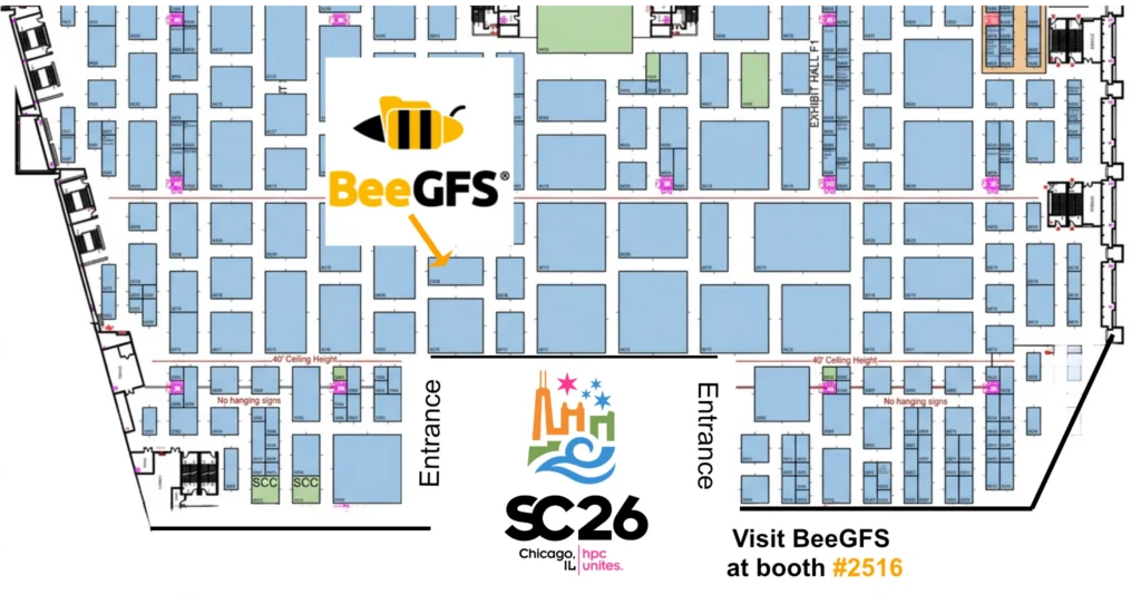 SC Floor Plan New BeeGFS booth